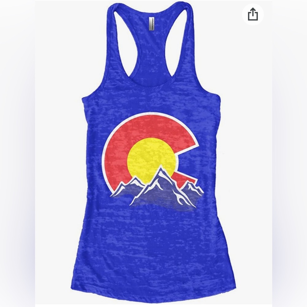 Colorado burnout women’s racerback tank